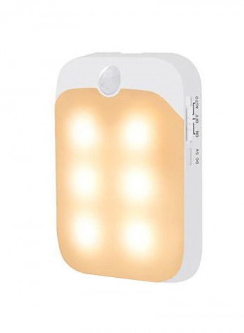 Light Sensor Lamp White 4x12centimeter