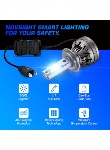 Novsight 9012 LED Car Headlight Bulbs