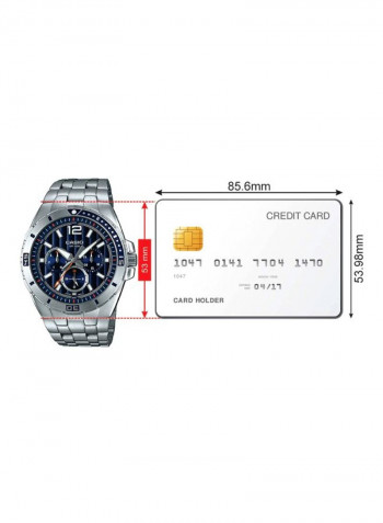 Men's Enticer Water Resistant Analog Watch MTD-1060D-2AVDF