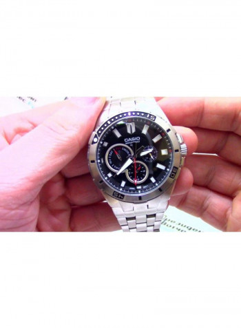 Men's Enticer Water Resistant Analog Watch MTD-1060D-2AVDF