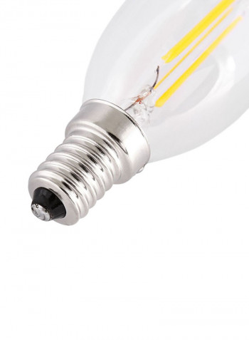 LED Filament Candle Bulb White 14x14centimeter