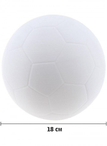 USB Charging 3D Football Touch Night Light White 21x21x22cm