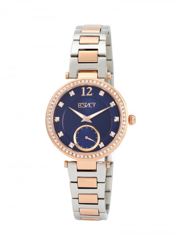 Women's Water Resistant  Stainless Steel Analog Watch E7523-TBTD