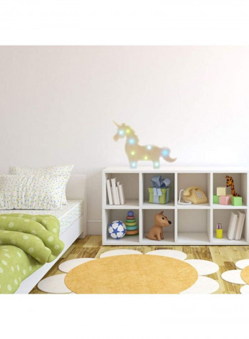 3D Unicorn Animal Lamp Multicolour 4x34centimeter