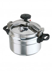 Aluminium Pressure Cooker With Lid Silver 24 Centimeter