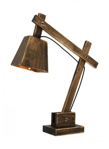 Antique Plated Table Lamp Brown 78x55x14centimeter