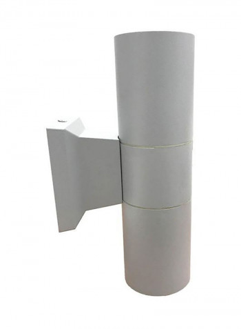Aluminum Cylindrical Glass Cover  Bulkhead LED Light White 3x14centimeter