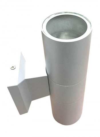 Aluminum Cylindrical Glass Cover  Bulkhead LED Light White 3x14centimeter