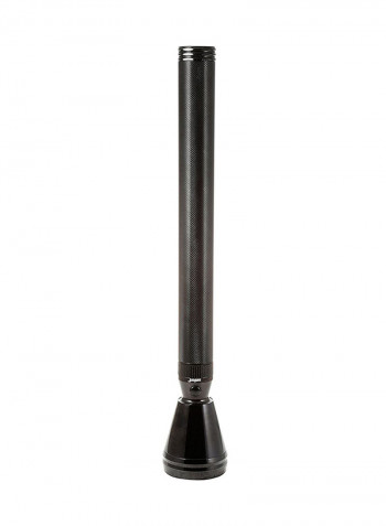 Rechargeable LED Flash Light Black 3x6centimeter