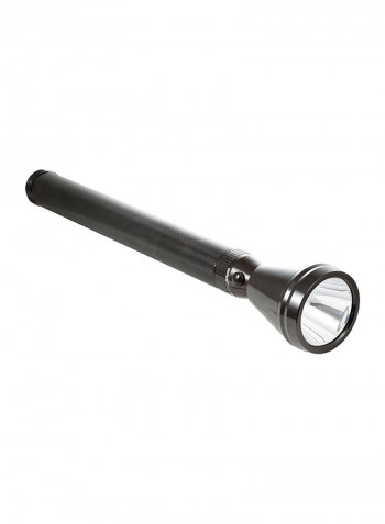 Rechargeable LED Flash Light Black 3x6centimeter