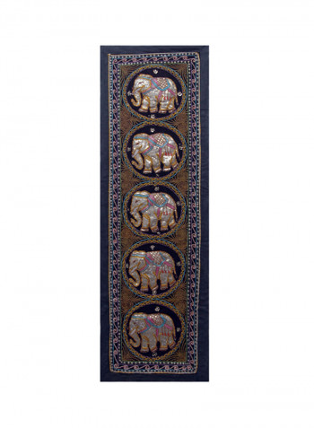 Printed Tapestry Wall Hanging Multicolour 140X40centimeter