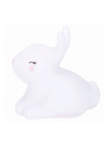 Baby Bedroom Cartoon Animal Desk Table Lamp White 14x9centimeter