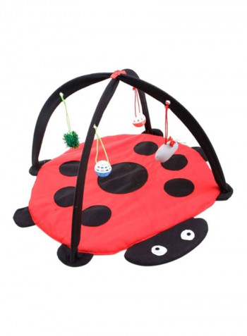 Cat Mobile Activity Play Mat أحمر/أسود/أبيض
