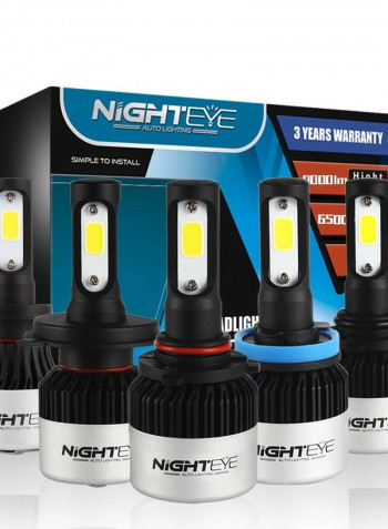 H3 Led Car CSP Chips Headlight Bulbs