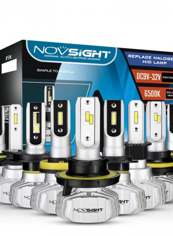 H8 Car LED Headlight Bulbs 90W 6000K