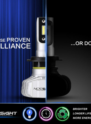 H8 Car LED Headlight Bulbs 90W 6000K