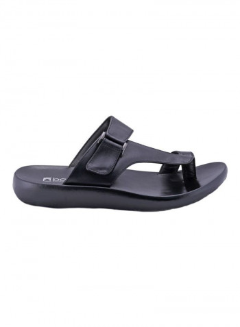 Slip On Arabic Sandals Black