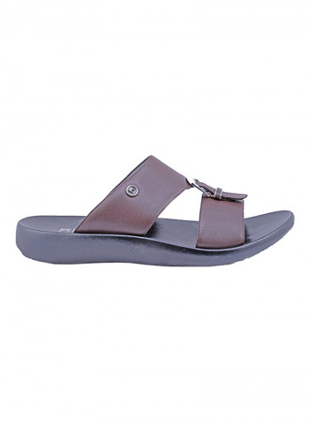 Kids Buckle Detail Sandals Brown