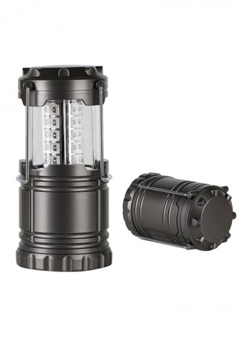 Portable 30LED Camping Lights Black 9x9centimeter