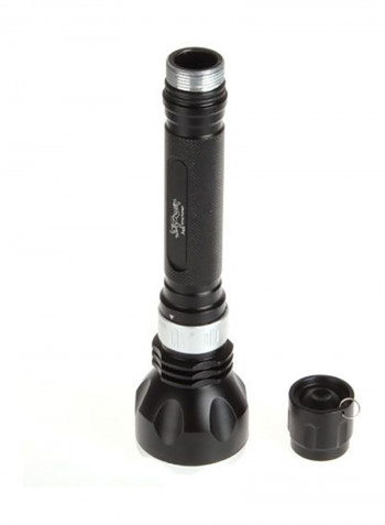 Waterproof Diving Flashlight White 2x2centimeter