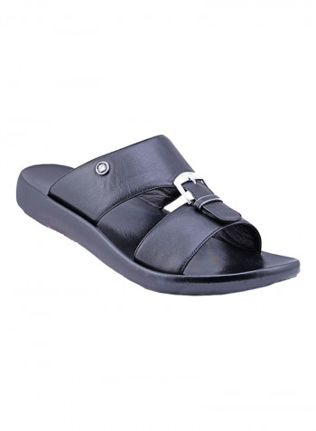 Kids Buckle Detail Sandals Black
