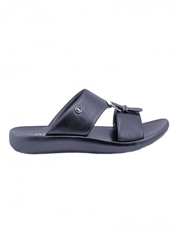 Kids Buckle Detail Sandals Black