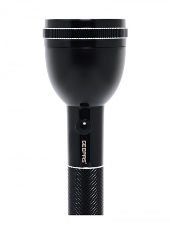 Rechargeable LED Flashlight Black 5x7centimeter