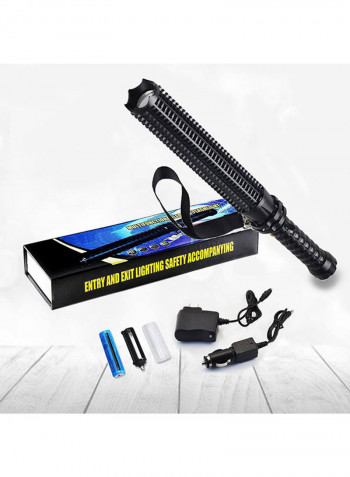 Self-Defense LED Tactical Flashlight White 6x9centimeter