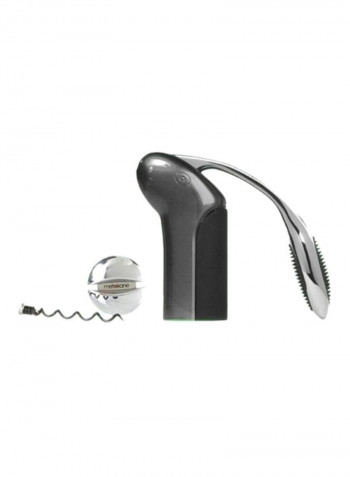 Vertical Cork Screw Black/Silver 1x1x1inch