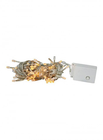 100 LED Super Brighter Decorative Light Yellow 6x7centimeter