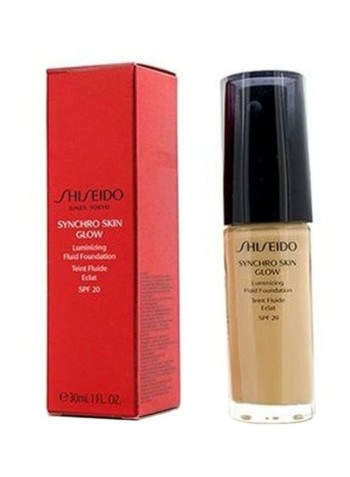 Synchro Skin Glow Luminizing Fluid Foundation SPF20 Golden 4