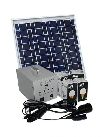 Solar Camping LED Light With Usb Charging Port White 16x23centimeter