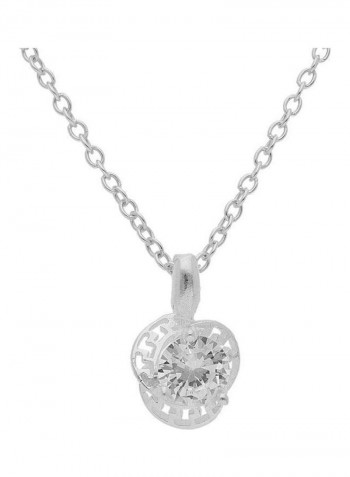 4-Piece Sterlling Silver Infinity Pendant Set