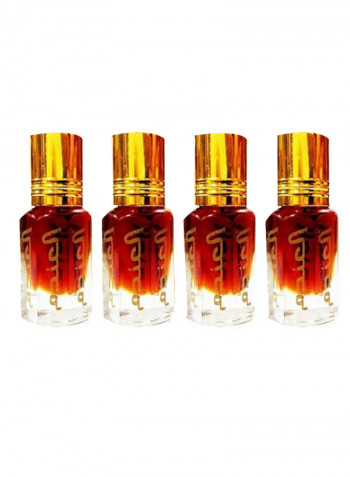 4-Piece Royal Agarwood Oud Attar Set 4 x 6ml