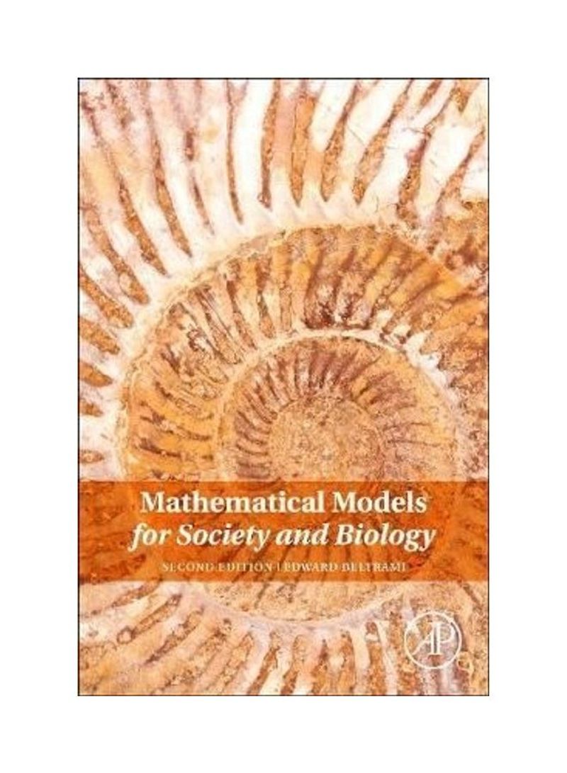 Mathematical Models for Society and Biology Hardcover English by Edward Beltrami (State University of New York, Stony Brook, U.S.A.)