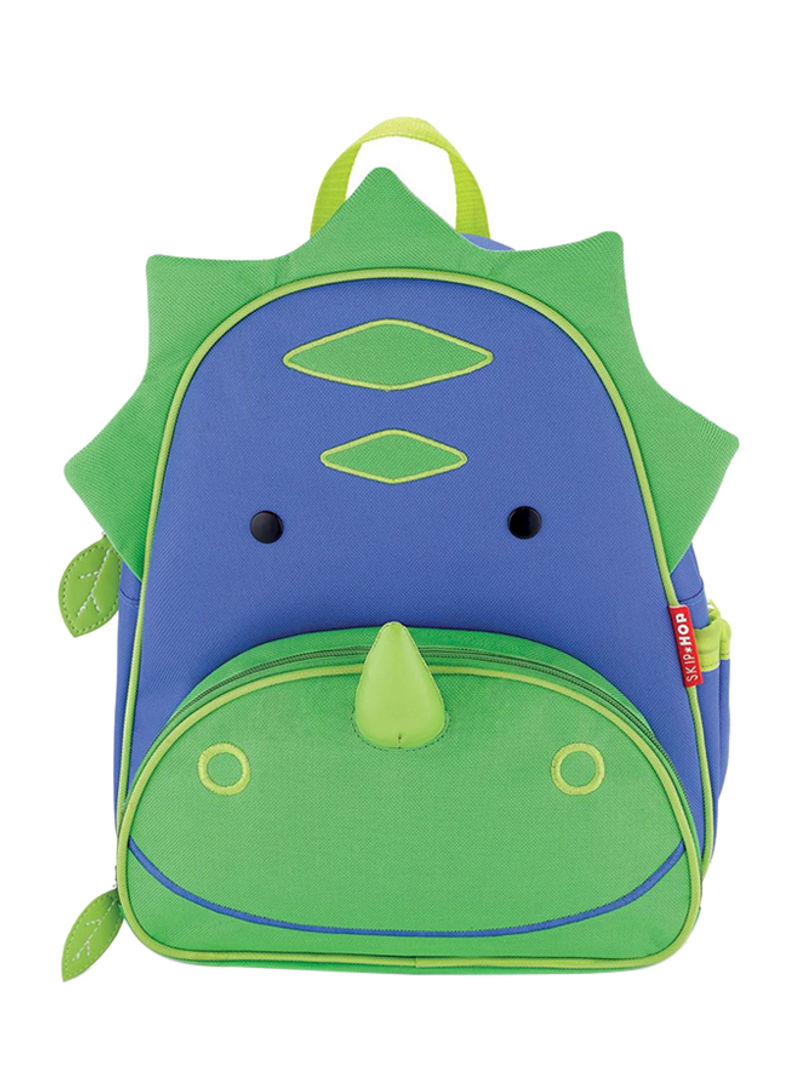 Dinosaur Zoo Backpack Green/Blue