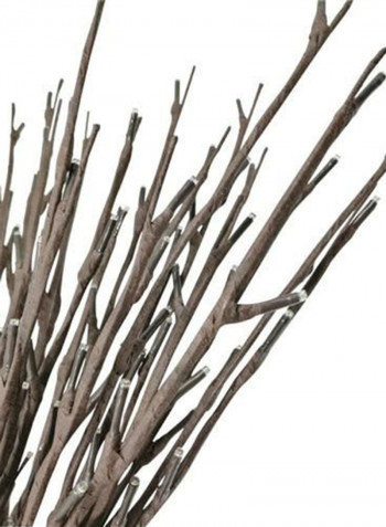 LED Branches Battery Powered Decorative Lights Yellow/Brown 9x20centimeter