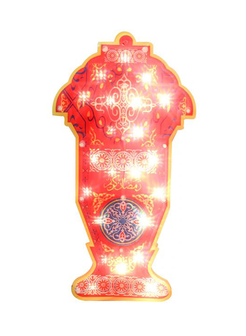 26-50 Cm Decorative Lantern Light Red 5x11centimeter