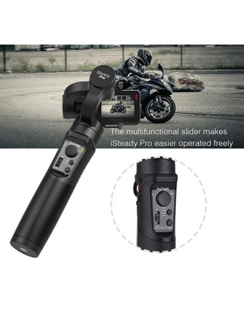 3-Axis Handheld Stabilizing Gimbal Support Black