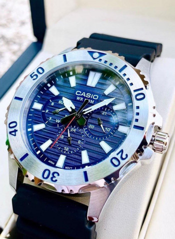 Men's Water Resistant Analog Watch MTD-1086-2AVDF