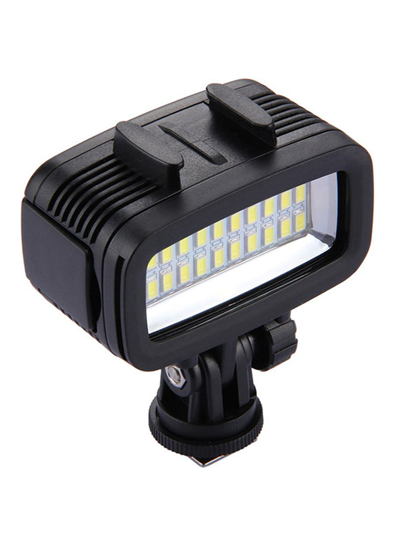 LED Flash Light For GoPro Camera Black