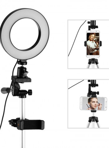 Phone Live Streaming Lighting Kit Black/White
