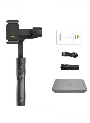 3-Axis Single Handheld Smartphone Gimbal Stabilizer Black