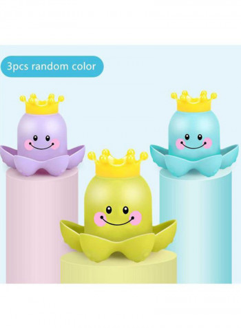 3-Piece Bathroom Ocean Octopus Stacking Cups Toy