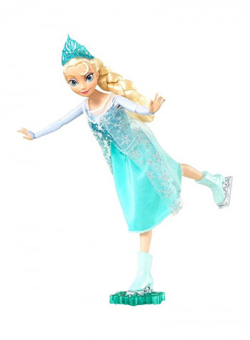 Disney Frozen Ice Skating Elsa Doll CBC63