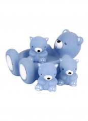 مجموعة ألعاب استحمام من السيليكون بتصميم على شكل دب للأطفال مكونة من 4 قطع Big Bear (16x10), Small Bear (5x4)سم