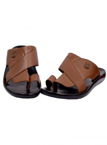 Casual Comfortable Arabic Sandals Brown