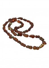 18 Karat Gold Pearl Beads Long Multi-stand Necklace