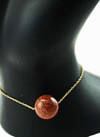 18 Karat Gold Sunstone Bracelet