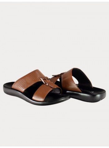 Casual Comfortable Arabic Sandals Brown